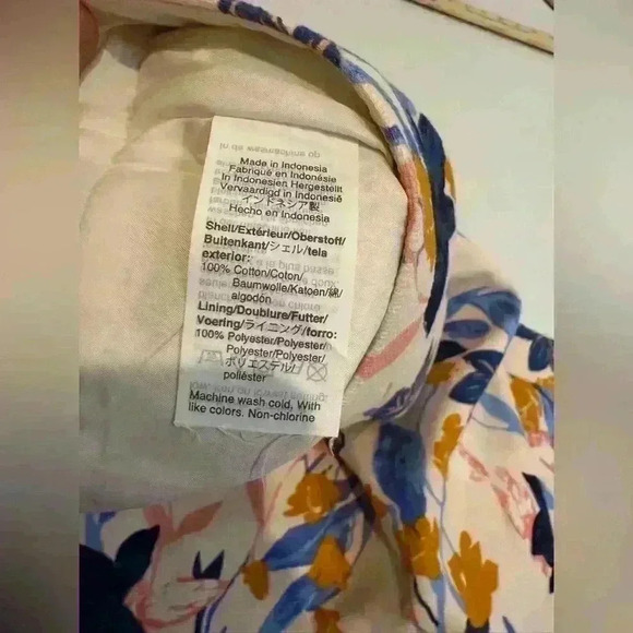 J.Crew woman’s A-line skirt floral size 6 100% cotton - Picture 4 of 7